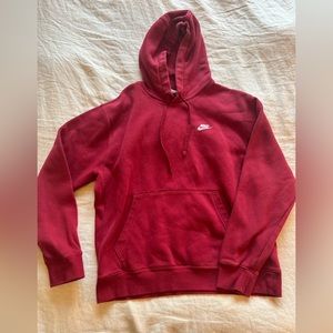 lightly used red Nike hoodie!